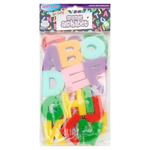 Picture of CRAFTY BITZ SPONGE ALPHABET A-Z